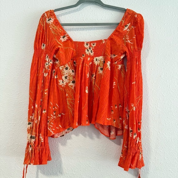 Urban Outfitters UO Allie Tie-Sleeve Blouse Size M NWT - Picture 5 of 11